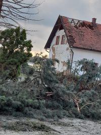 OBRAZ ZKÁZY: Ničivá bouře zasáhla nejvíc Blatno a Stebno