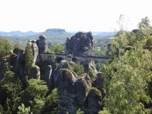 OBRAZEM: Rezervace Bastei a skalní most Basteibrücke je nejnavštěvovanější místo v Saském Švýcarsku. Tento přírodní unikát se jen tak nevidí