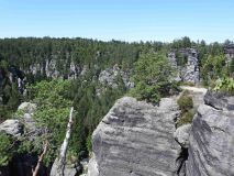 OBRAZEM: Rezervace Bastei a skalní most Basteibrücke je nejnavštěvovanější místo v Saském Švýcarsku. Tento přírodní unikát se jen tak nevidí