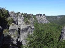 OBRAZEM: Rezervace Bastei a skalní most Basteibrücke je nejnavštěvovanější místo v Saském Švýcarsku. Tento přírodní unikát se jen tak nevidí