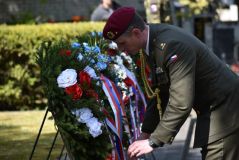 FOTO: Představitelé Žatce a hejtman Jan Schiller připomněli 78. výročí konce války