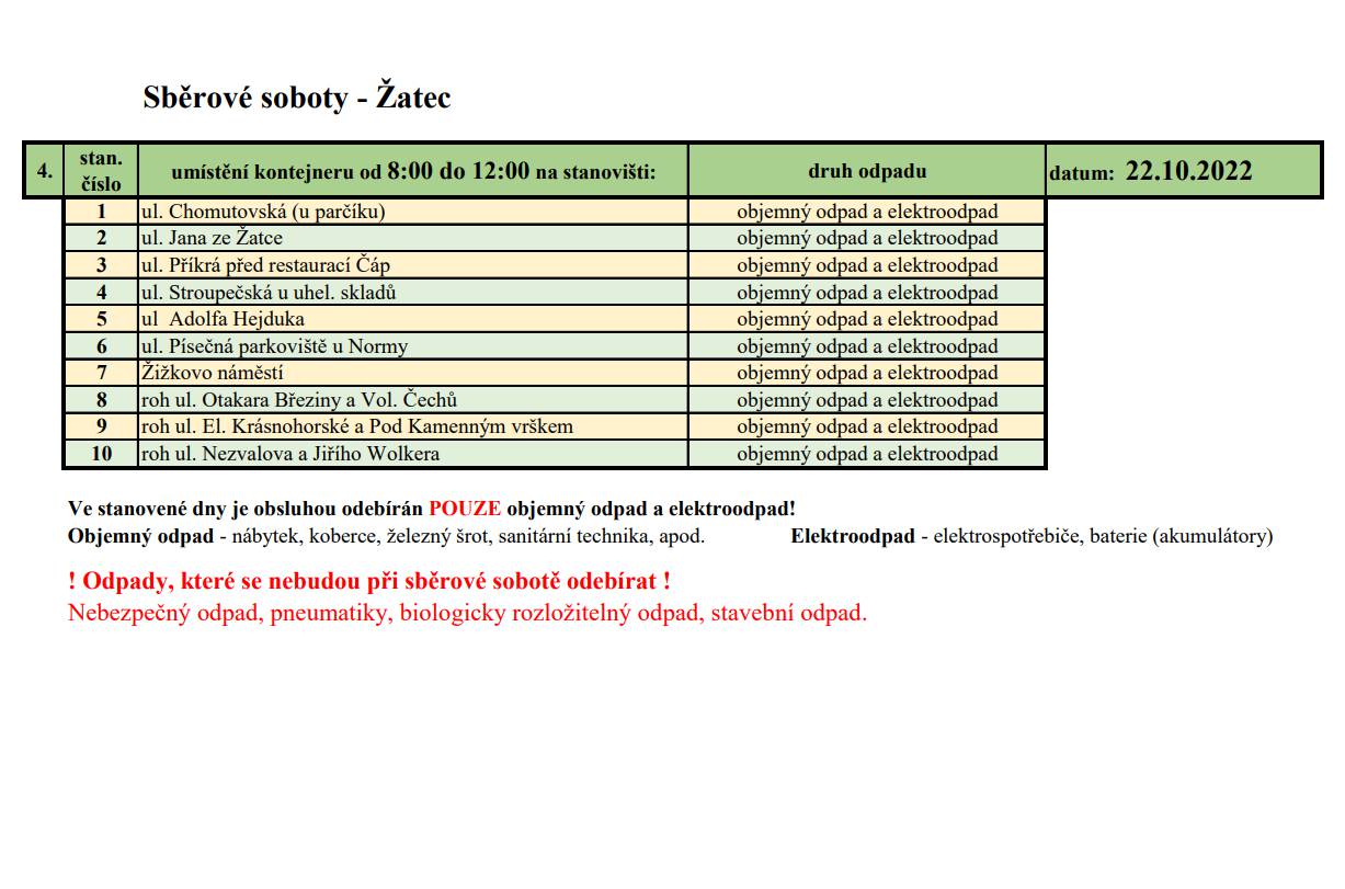 sběrová sobota 2210 3fa26