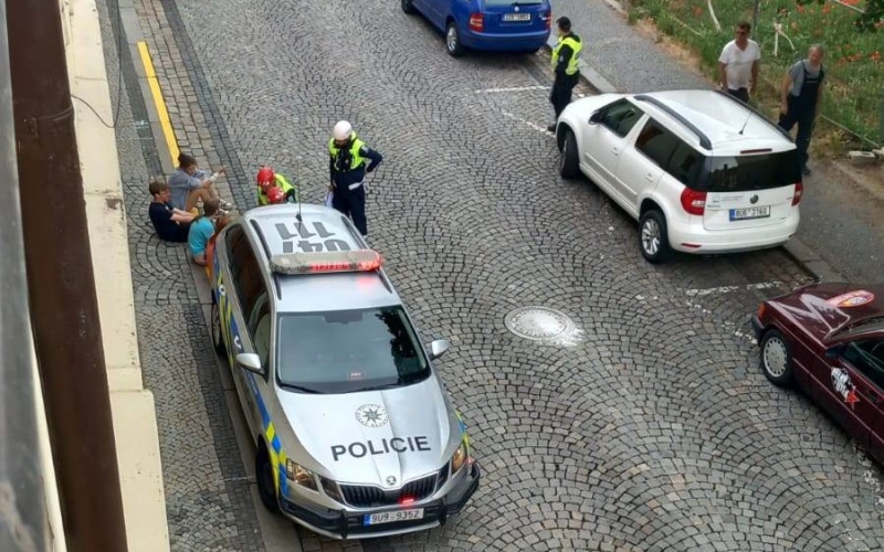 Žatec požár v divadle cvičení 0be24