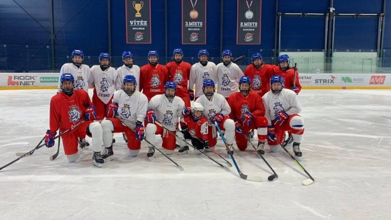 Ženský hokejový národní tým. Foto: Jitka Fárová