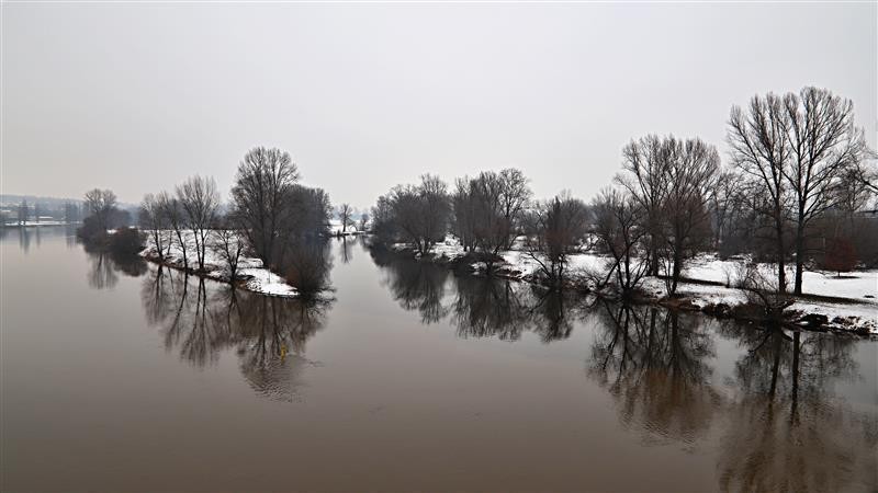 Soutok Ohře a Labe. Foto: Povodí Ohře