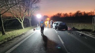 Při úterní nehodě u Strádova na Ústecko se zranili čtyři lidé. Foto: HZS Ústeckého kraje