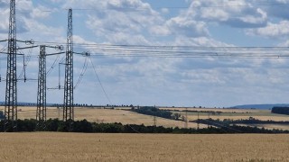 Spadlý drát soustavy V411 na Žatecku. Foto: ČEPS
