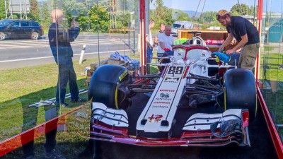 VIDEO: Mezi Mostem a Litvínovem stojí Formule 1! Jedinečná příležitost, jak vidět závodní monopost