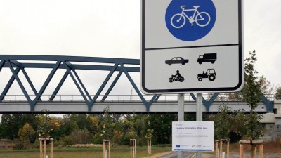 Město Žatec letos dokončilo další úsek pro cyklisty