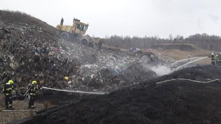 Hasiči na místě požáru. Foto: HZS Ústeckého kraje