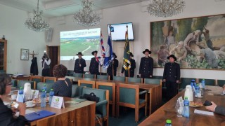 Mezinárodní mise posuzovala připravenost nominace Žatce a krajiny žateckého chmele na Seznam světového dědictví. Foto: MÚ Žatec