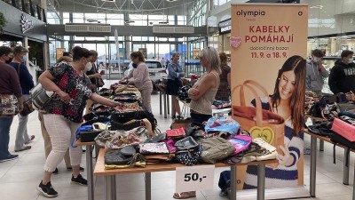foto: Kabelky pomáhají, Olympia Teplice