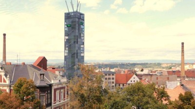 Světelné nápisy na Chmelovém majáku v Žatci nefungují, budou se měnit displeje