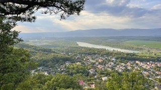 Pohled z Hněvínu. Září 2022. Foto: e-mostecko.cz