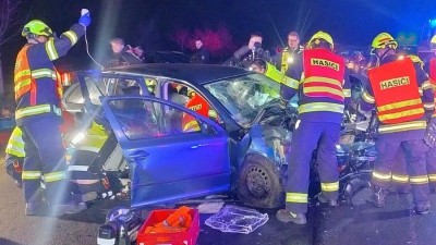 OBRAZEM: Jak to vypadalo na místě hromadné nehody? Zranilo se několik lidí