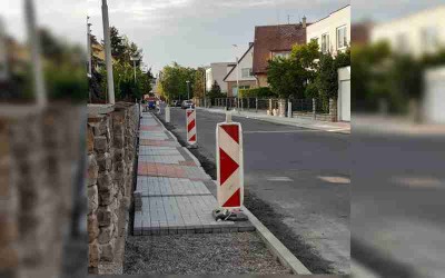 V ulici J. Vrchlického v Žatci budou nové chodníky i vozovka