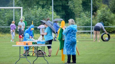 OBRAZEM: V Buškovicích měly děti svůj den. Déšť oslavy nezkazil