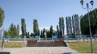 Koupaliště v Podbořanech a nový kemp. Foto: Antonín Meder