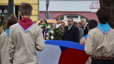 Vzpomínková akce v Žatci připomněla 107. výročí vzniku Československé republiky