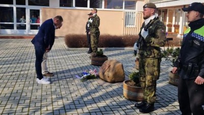 V Lounech uctili památku kpt. Otakara Jaroše