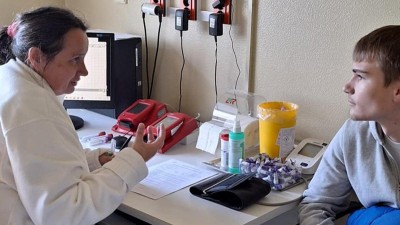 Filip Kuda vstoupil do registru při náboru v litvínovské sportovní škole. Za tři měsíce se ukáže, zda má plnou shodu s pacientem, který potřebuje krvetvorné buňky. Fotozdroj: FB Zelená vlna