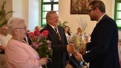 Manželé Novákovi slavili zlatou svatbu