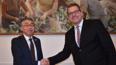  Do Žatce se velvyslanec vrátil už podruhé v krátké době. Foto: město Žatec