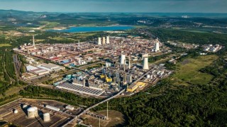 Letecký pohled na chempark v Litvínově-Záluží. Foto: ORLEN Unipetrol