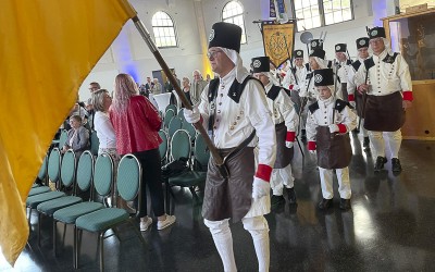 Na oslavách vystoupilo hudební těleso z Olbernhau. Foto: Oldřich Hájek