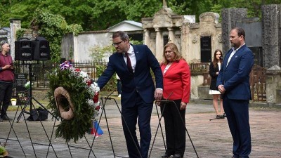 Slavme dnešní den jako den vítězství, řekl starosta Žatce při vzpomínkové akci