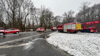 Nehoda u Postoloprt. Zdroj: FCB Hasiči Postoloprty