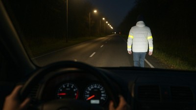 S reflexními prvky na oblečení chráníte sami sebe i další účastníky provozu. Pamatujte, musíte být vidět. Foto: PČR