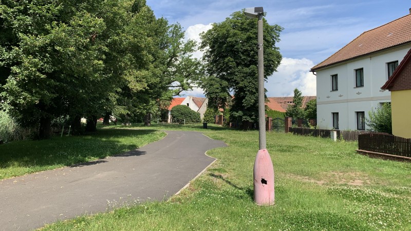 V Číňově začne rekonstrukce veřejného osvětlení. Foto: Jitka Fárová