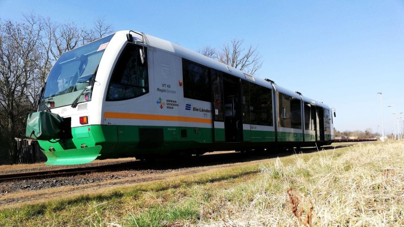 Motorový vůz RegioSprinter společnosti Die Länderbahn CZ Foto: Die Länderbahn