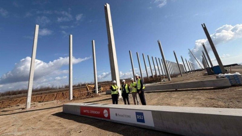 Dal&scaron;&iacute; &uacute;spěch z&oacute;ny Joseph na Mostecku: Developer Panattoni stav&iacute; pro Mattel halu o rozloze pěti hektarů. Foto: Oldřich H&aacute;jek