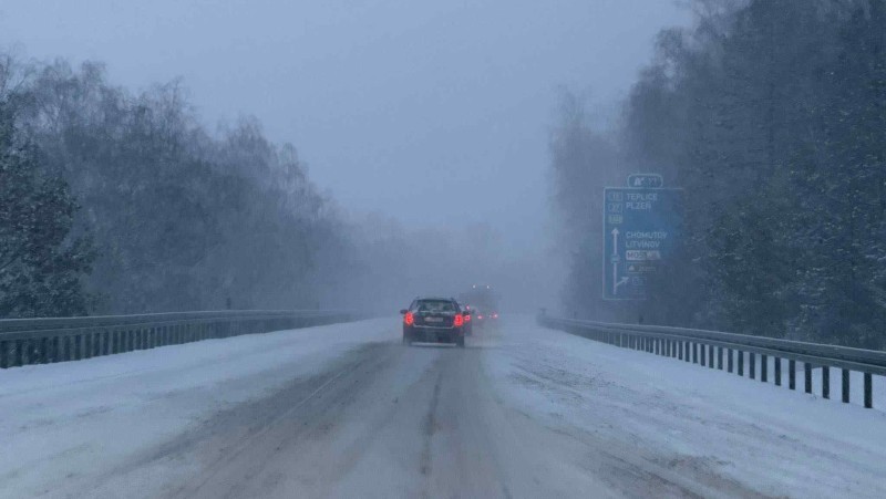 Silnice 1/13. Foto: Oldřich H&aacute;jek