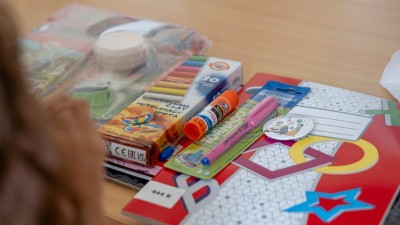 Celorepubliková sbírka školních pomůcek pomohla i dětem z Lounska. Foto: Archiv Diakonie ČCE