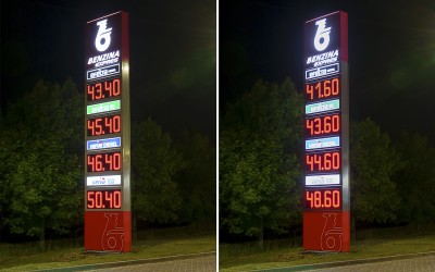 AKTUÁLNĚ: Na Benzině hned klesla cena pohonných hmot o 1,80 Kč. Díky snížení spotřební daně