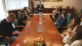 Hejtman přijal medailisty ze Zimní Olympiády dětí a mládeže. Foto: Ústecký kraj