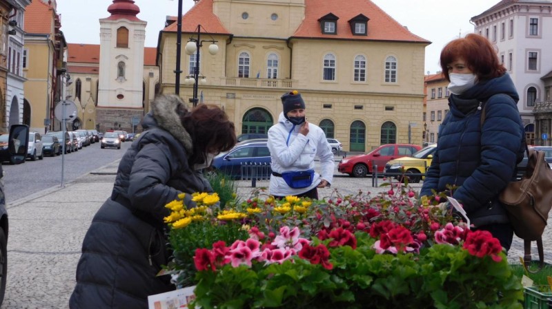 Farmářské trhy v Žatci. Foto: MÚ Žatec