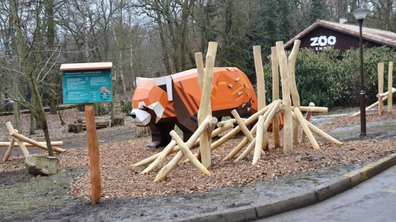 Prolézačka je určena pro větší děti. Foto: Zoopark Chomutov