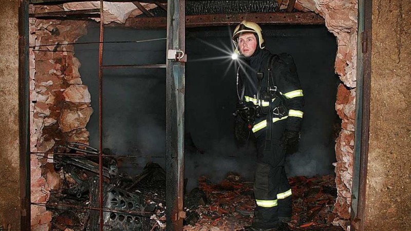 Jaroslav Kalousek na jednom ze zásahů. Foto: Michal Hrdlička