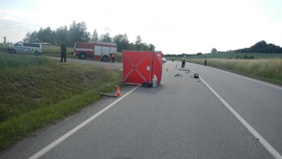 Sobotní nehoda u Malměřic byla tragická. Cyklistka střet s autem nepřežila