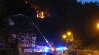 ČEZ připravuje pomoc pro požárem zasažené České Švýcarsko